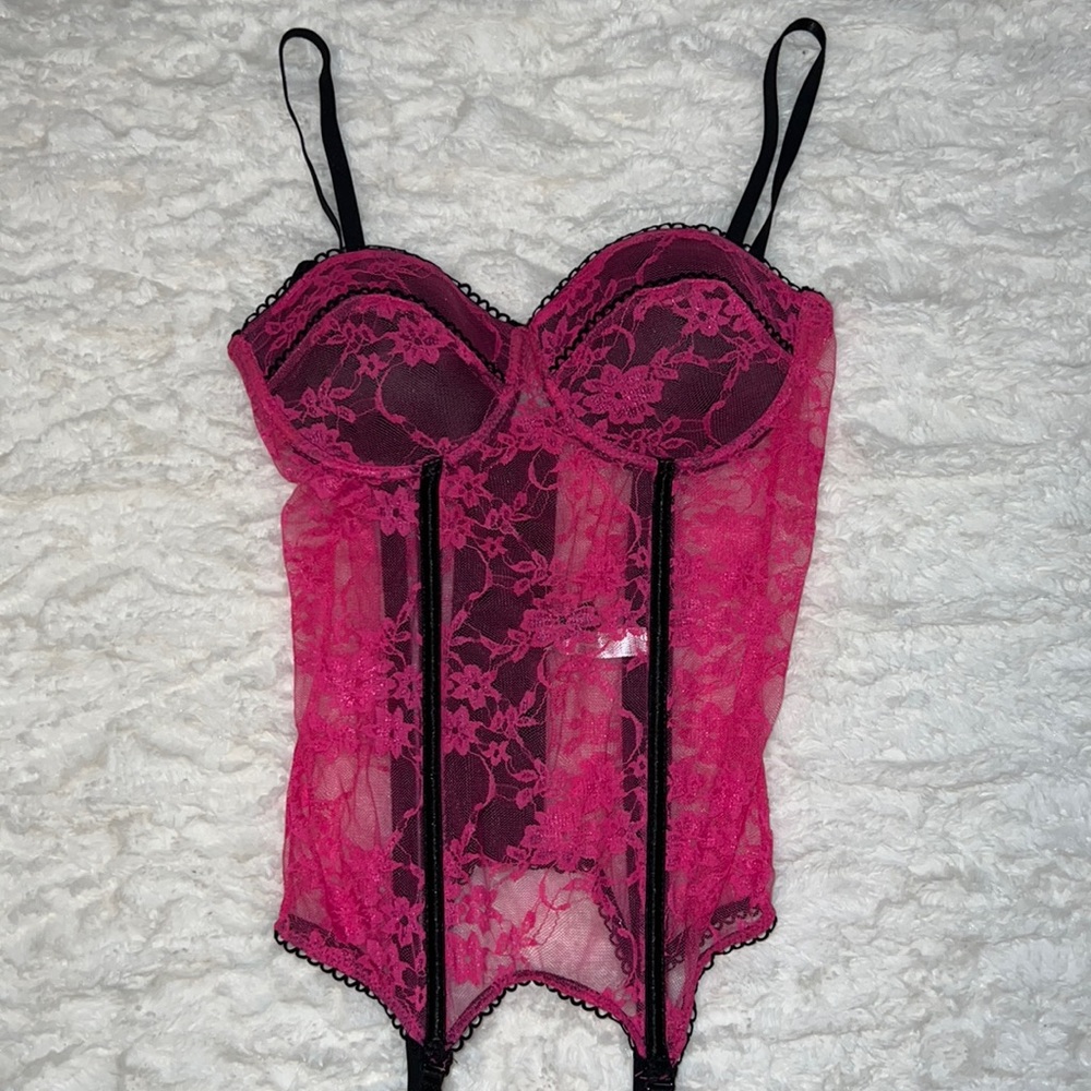 Pink lingerie set